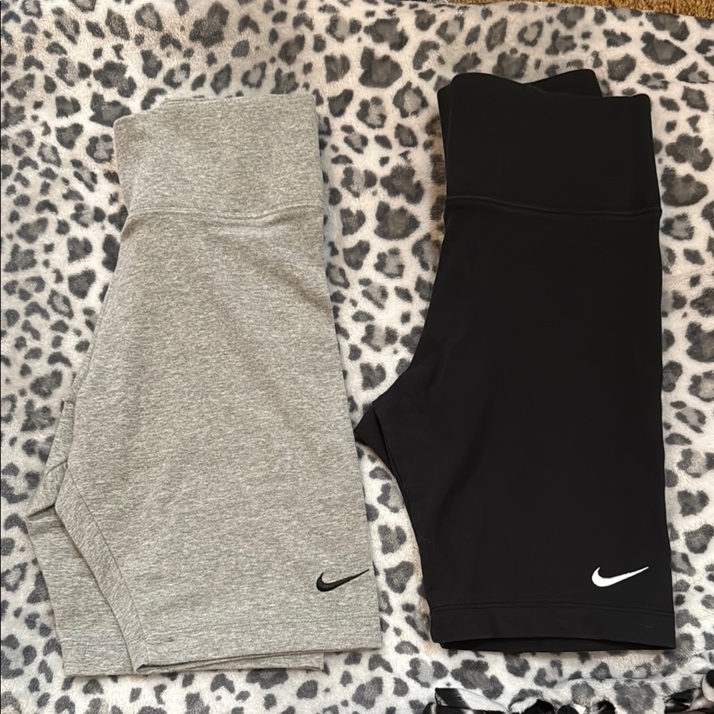 Nike Black and Gray Shorts Duo